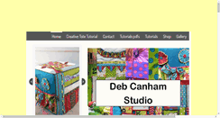 Desktop Screenshot of debcanhamstudio.com